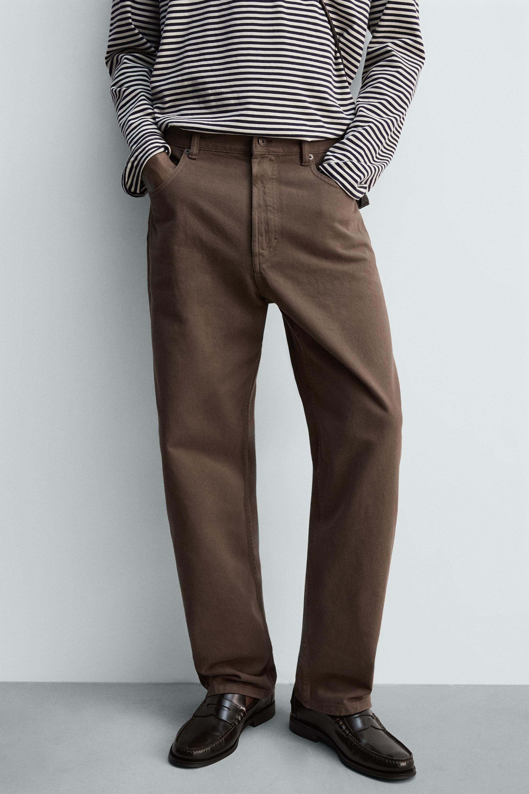 WASHED STRAIGHT FIT JEANS